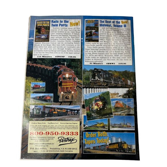Trains Magazine August 2000 Vol 60 No 8 Railroad Enthusiast Book Railfan Paradis - Picture 4 of 11